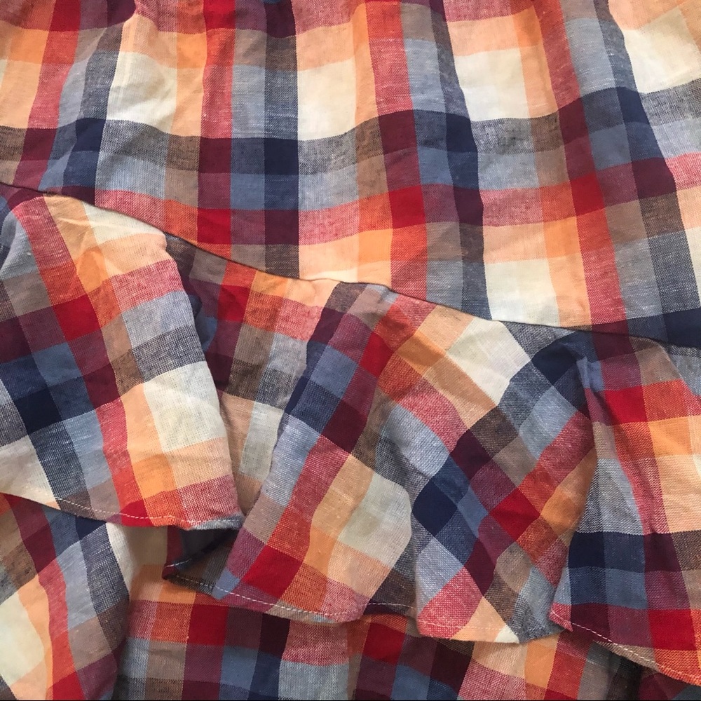 ModCloth Plaid Ruffle Mini Skirt - Picture 9 of 12